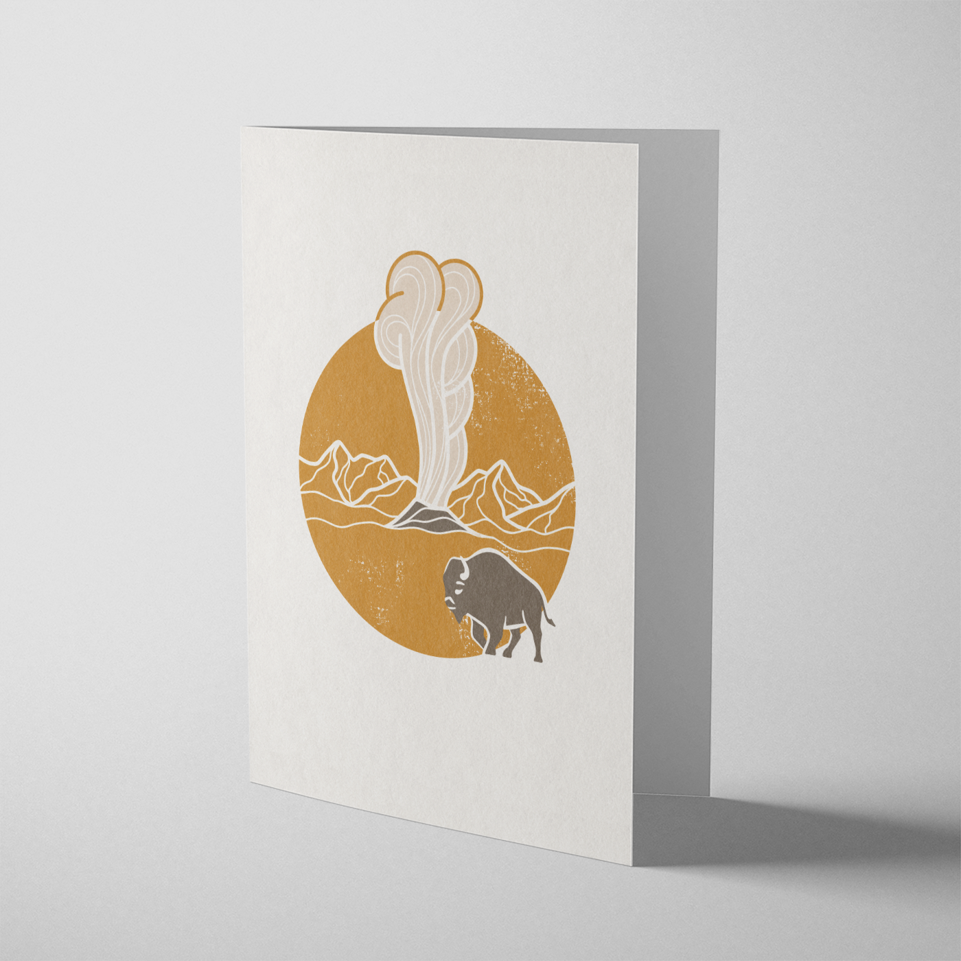 Old Faithful Greeting Card