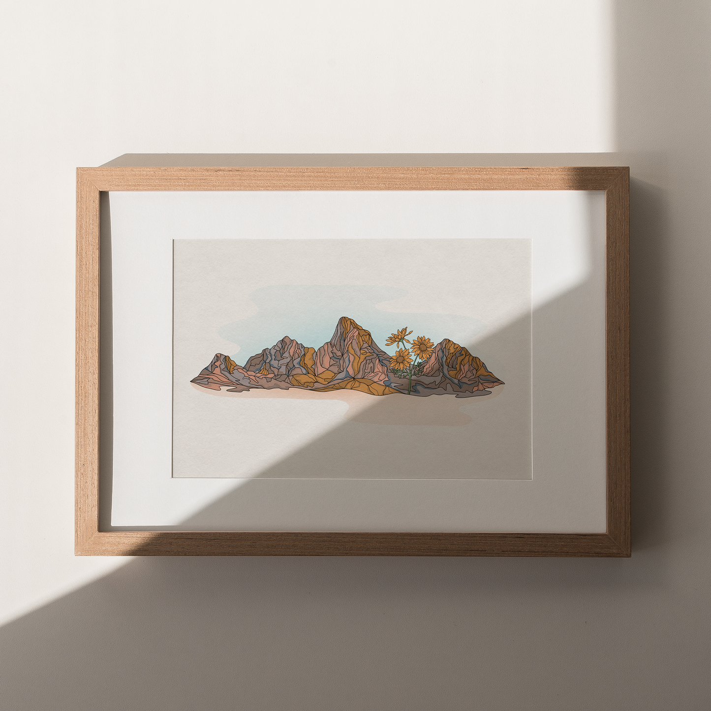 Teton sunset print