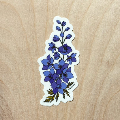 Larkspur Sticker
