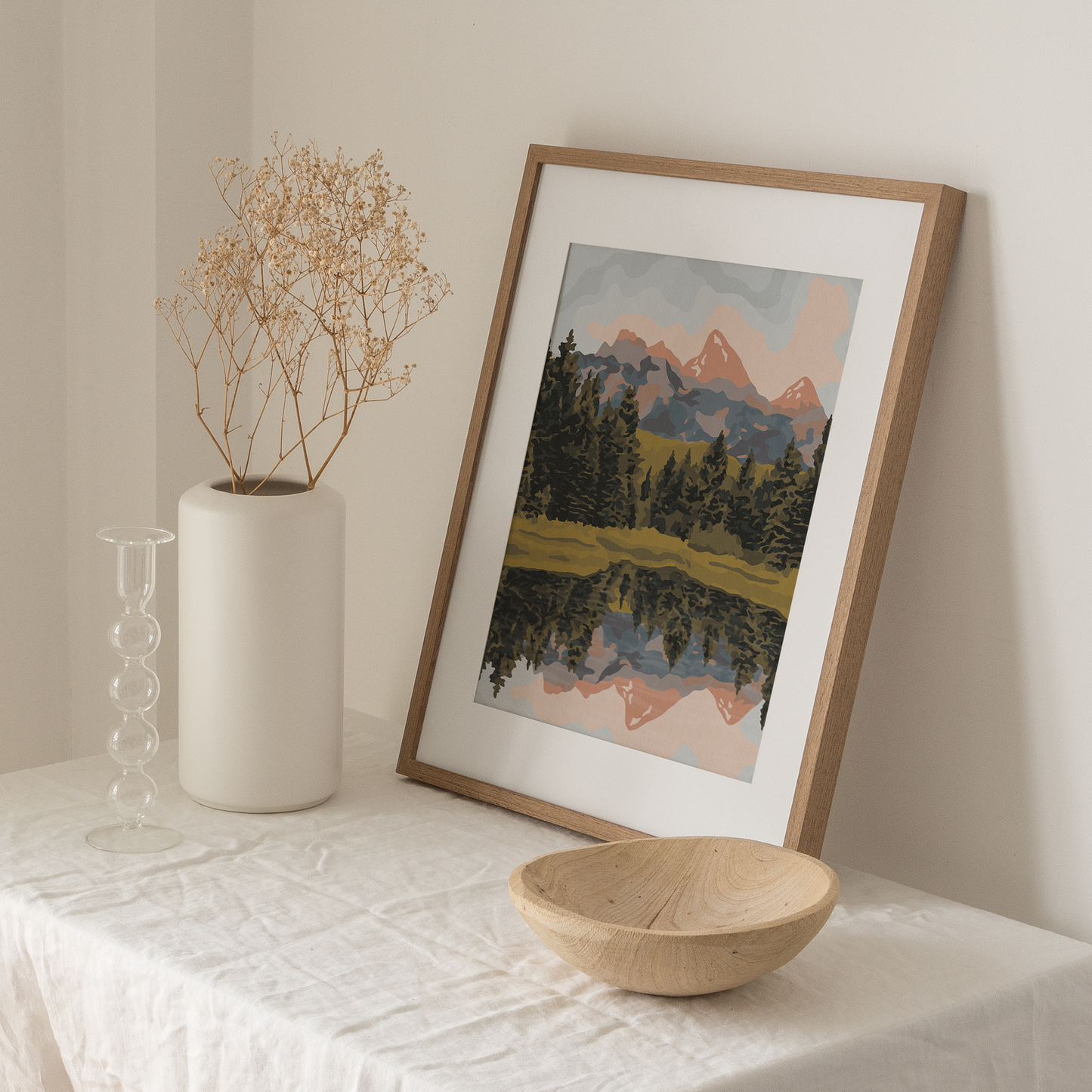 Teton reflection print