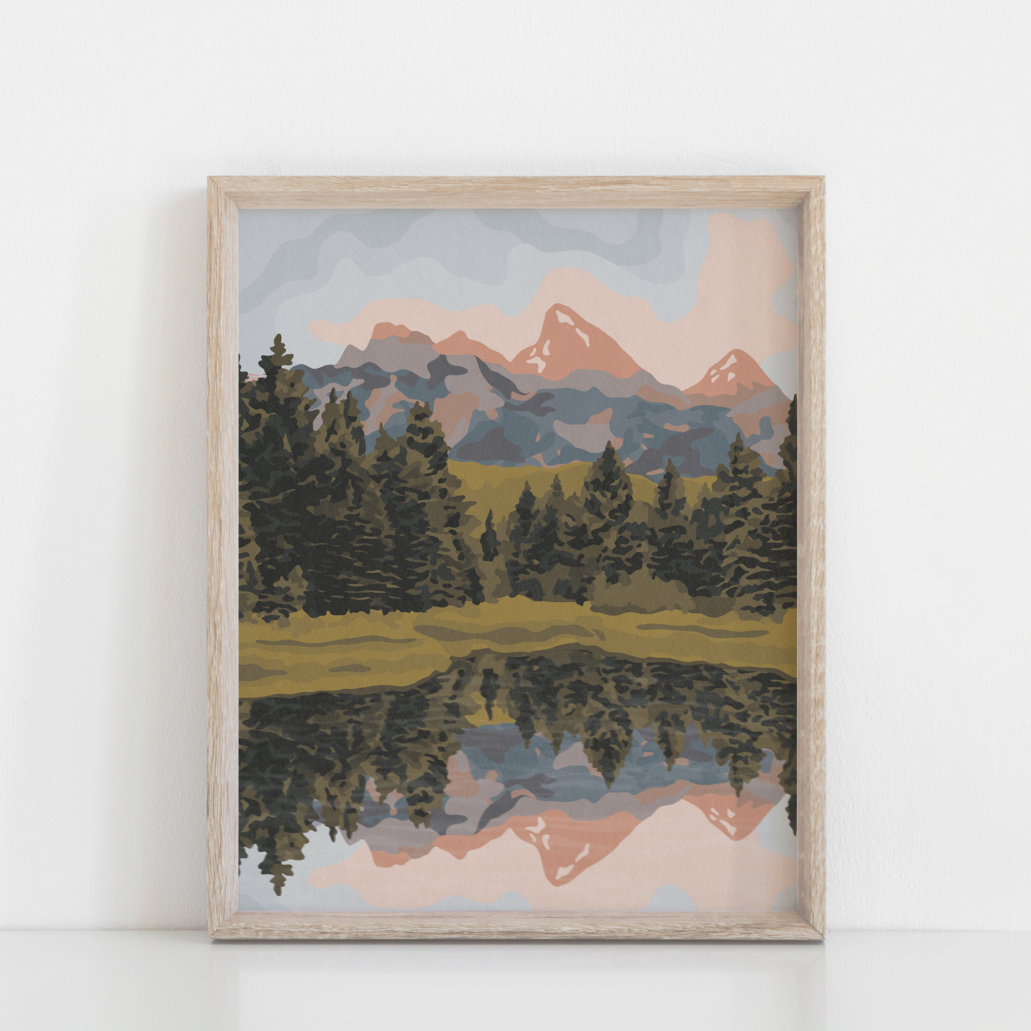 Teton reflection print