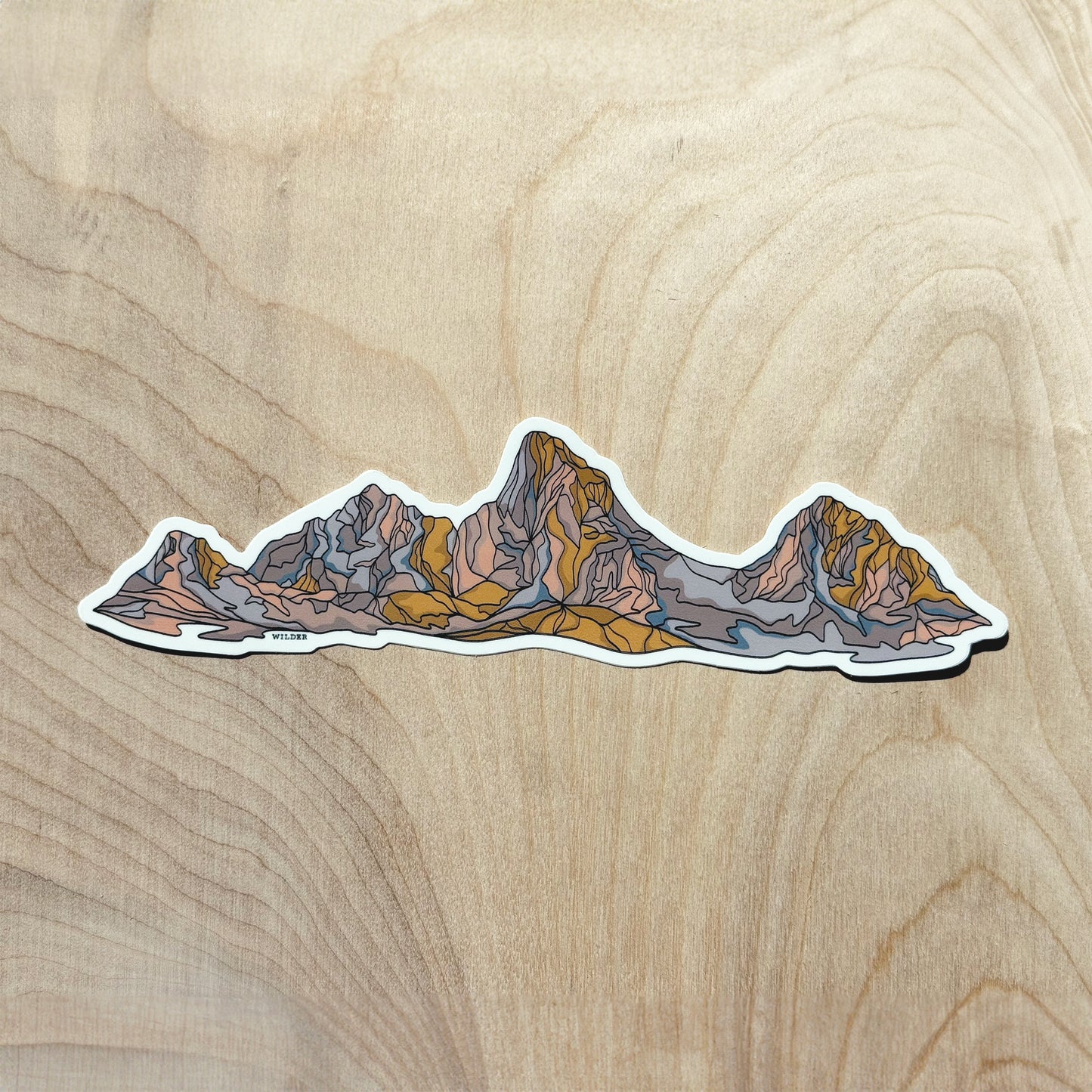 Teton Range Sticker