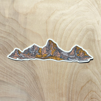 Teton Range Sticker
