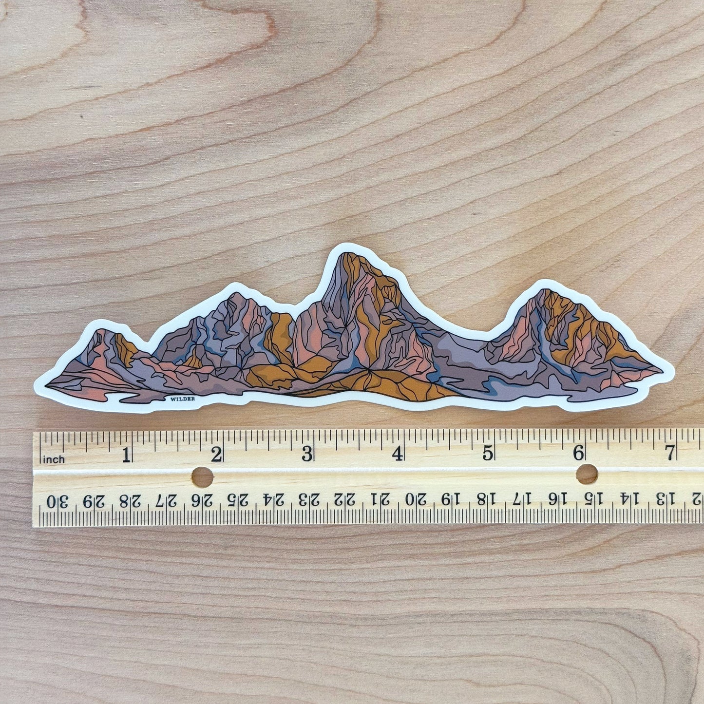 Teton Range Sticker
