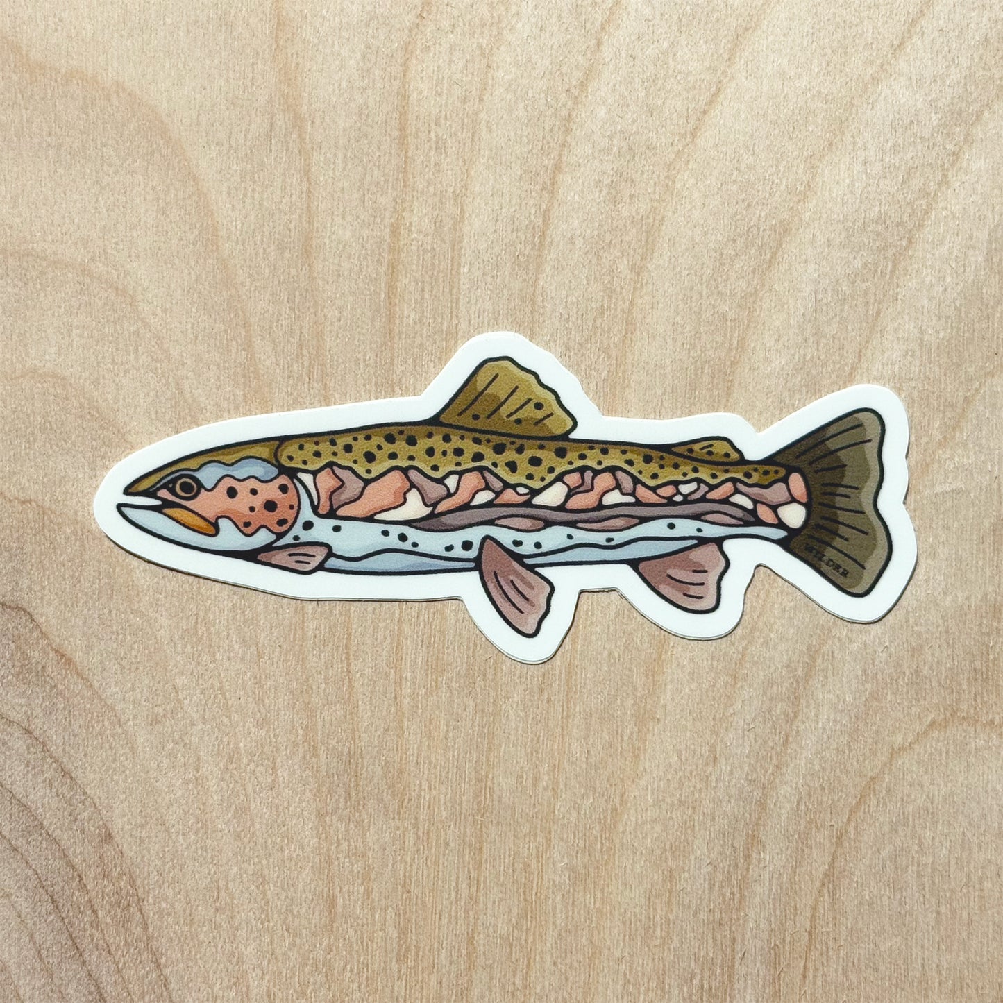 Mountain Trout Sticker
