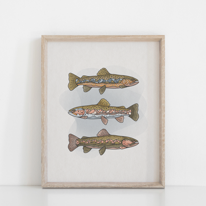 Trout Print