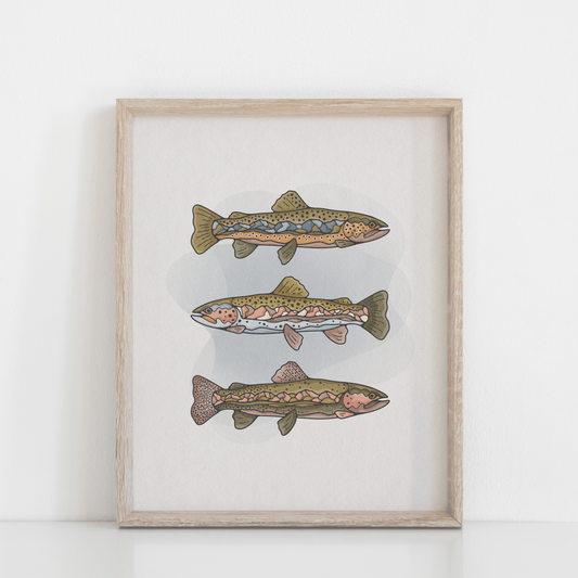 Trout Print