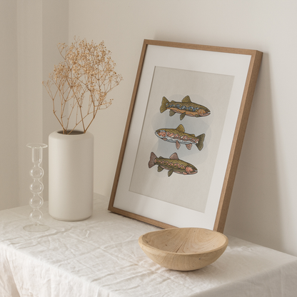 Trout Print