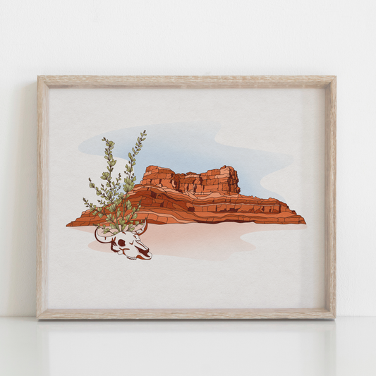 Desert Butte print