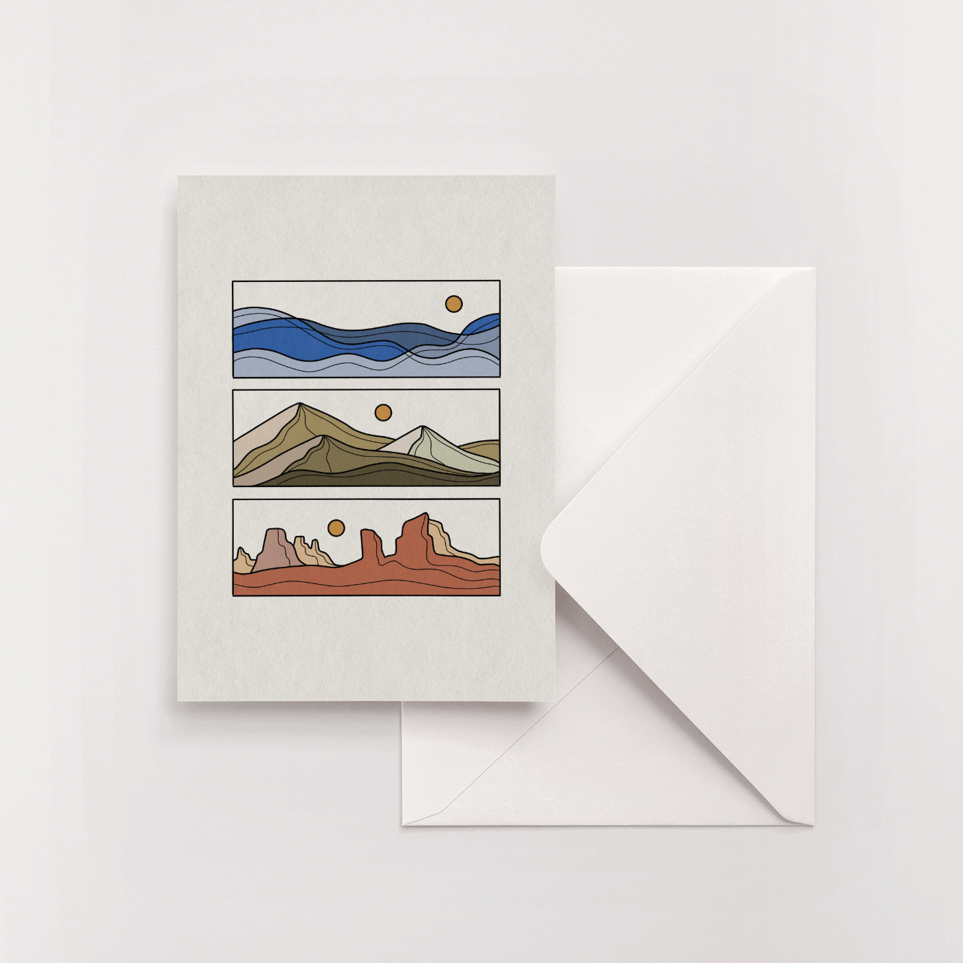 Flow greeting card